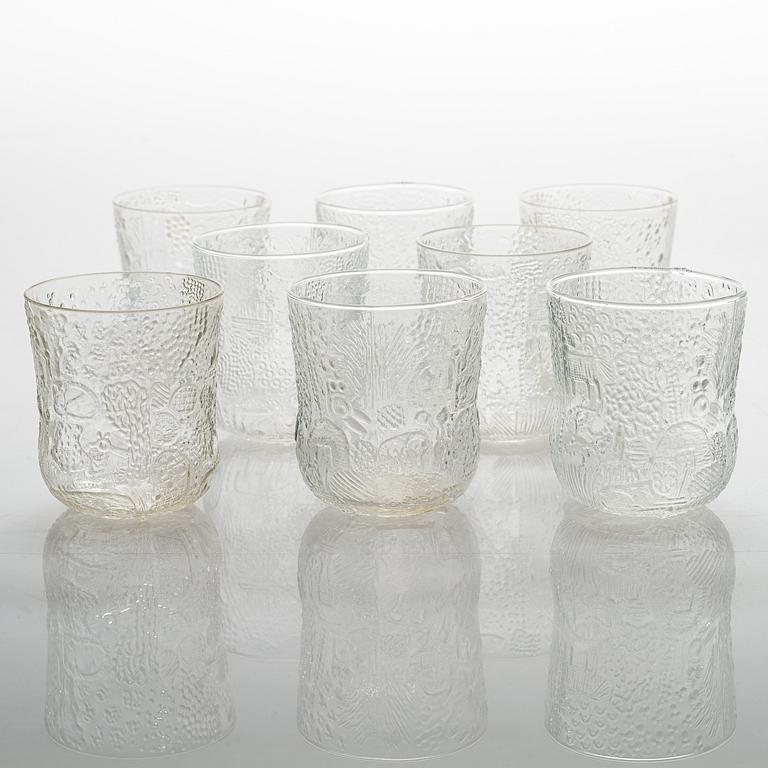 Oiva Toikka, 29 lasiston osia, "Fauna", Nuutajärvi Notsjö.