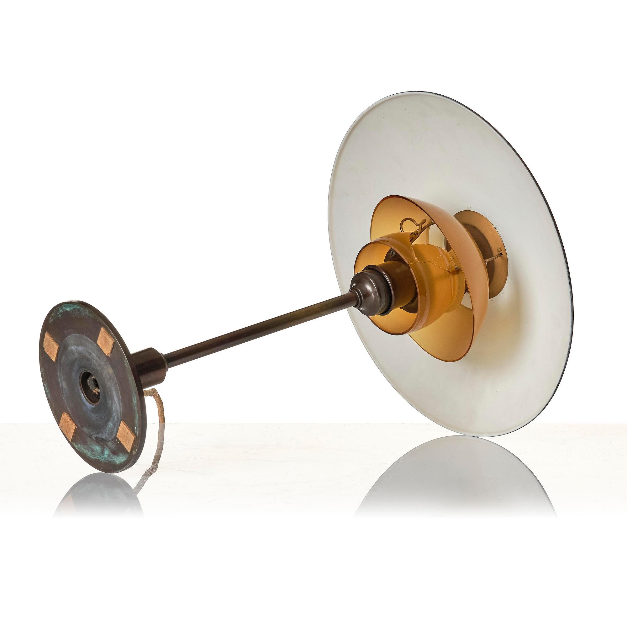 Poul Henningsen, a table lamp model "PH 3 1/2 - 2 1/2", Louis Poulsen, Denmark, ca 1928-32.