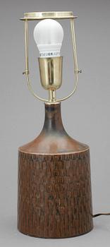 BORDSLAMPA, stengods, Stig Lindberg, Gustavsbergs studio, 1900-talets andra hälft.