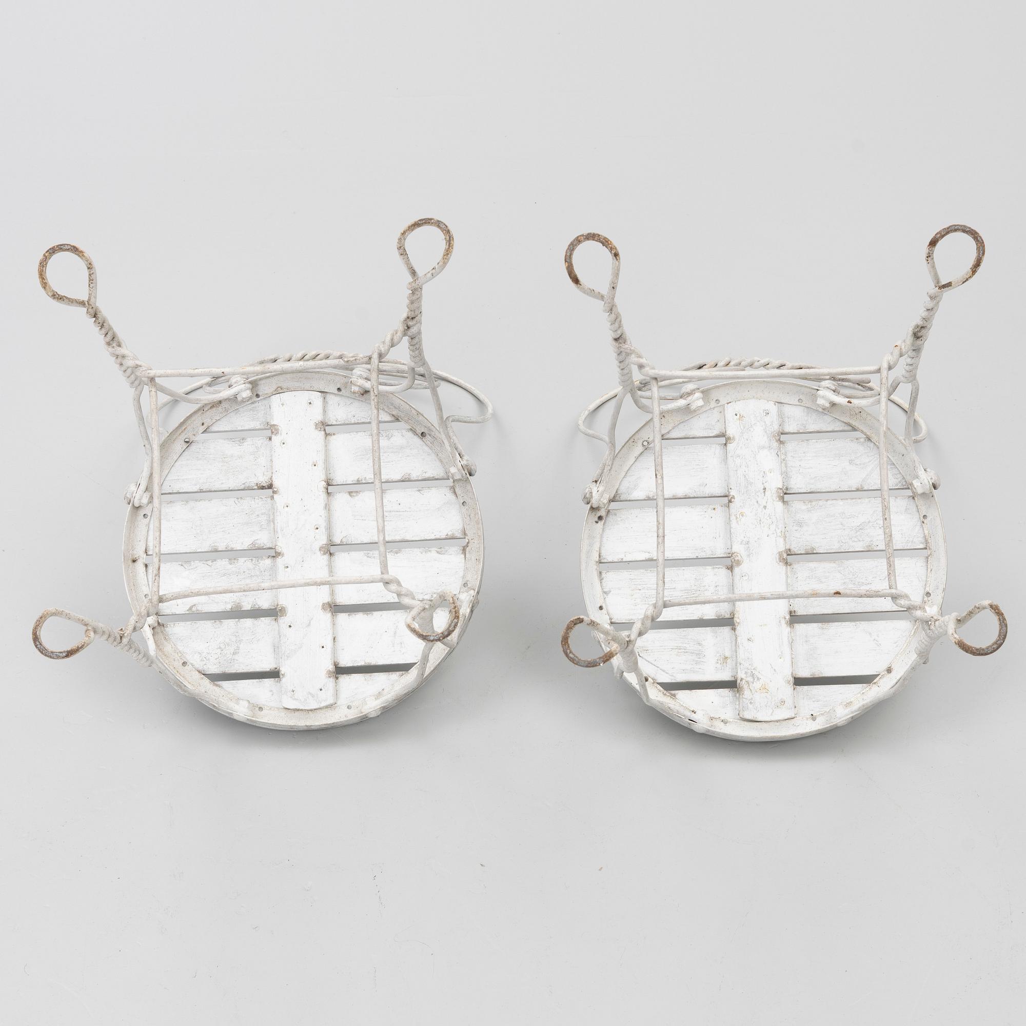 Trädgårdsmöbler, 3 delar, 1900-talets mitt.