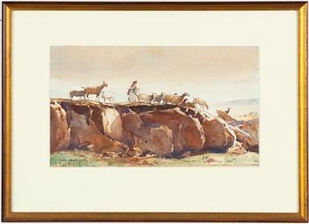 Carl Oscar Borg, Pastoral scen.