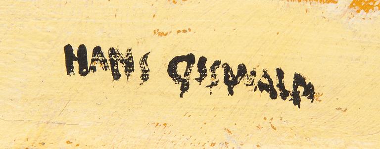 Hans Osswald,  oil on canvas signed.