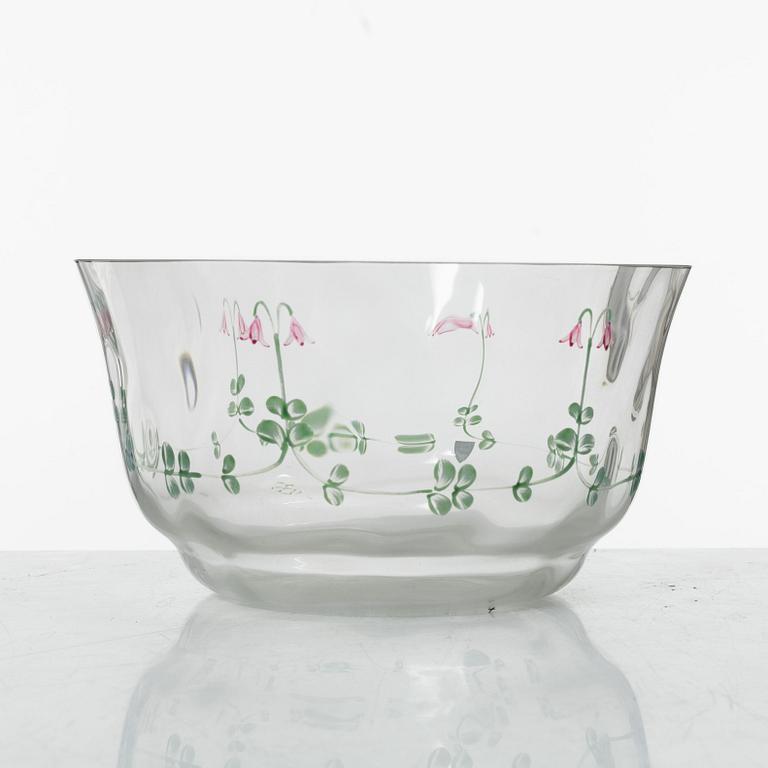 Eva Englund, a 27-piece 'Linnea' glass service, Orrefors.