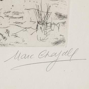 MARC CHAGALL, etsning, signerad och numrerad 35/50.