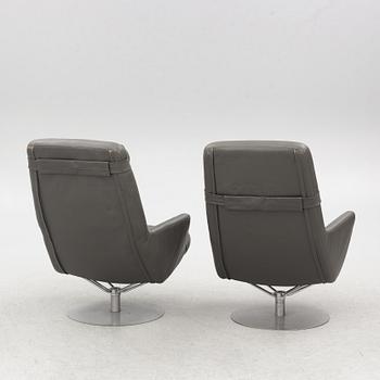 Kenneth Bergenblad, armchairs, a pair, "Superroto", Dux, model designed in 1987.