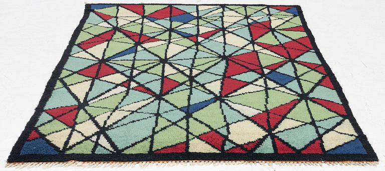 A knotted pile, Sweden, 1950's, c. 194 x 137 cm.