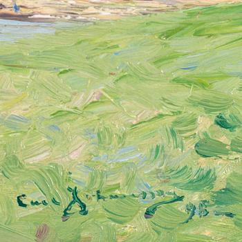 CARL JOHANSSON, oil on wooden panel, signed Carl Johansson and dated -98.