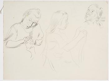 Lotte Laserstein, Skisser, 14 stycken.