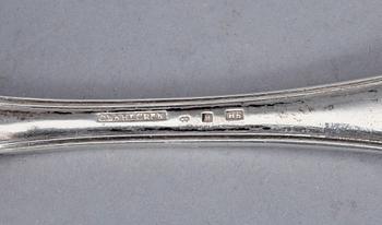 RAGUSKED, silver, Gustav Dahlgren, Malmö 1862. Vikt 81 gram.