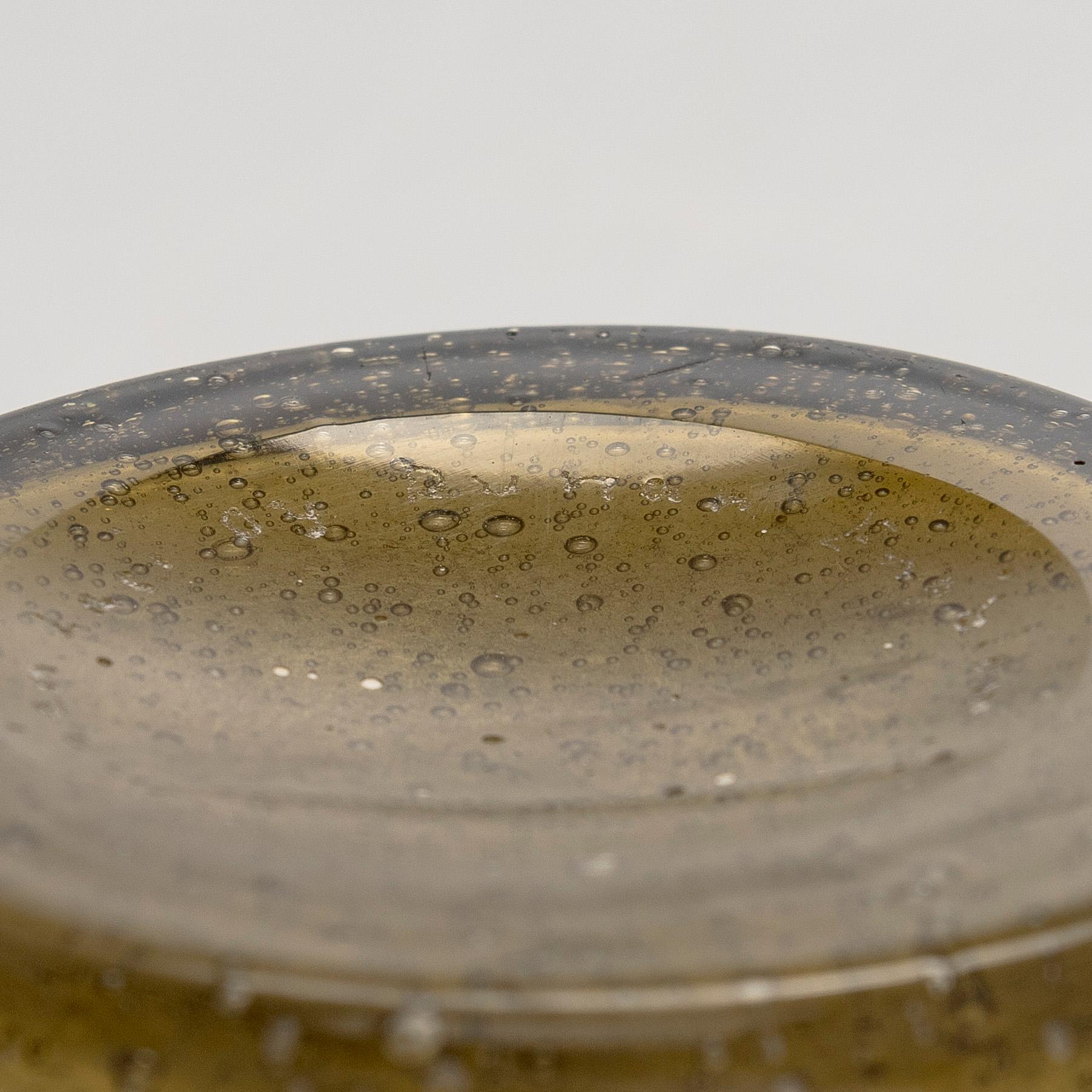 Runar Engblom, a 1940s/50s  glass vase, signed Runar Engblom Riihimäen Lasi Oy.