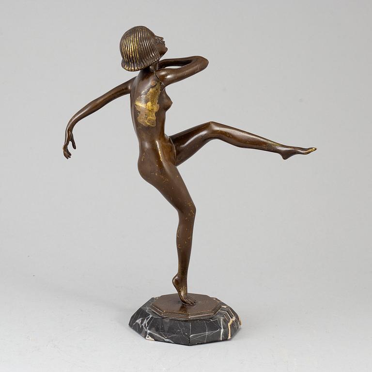 FRANZ FIEDLER, sculpture, bronze, signed Fiedler and dated 1933.