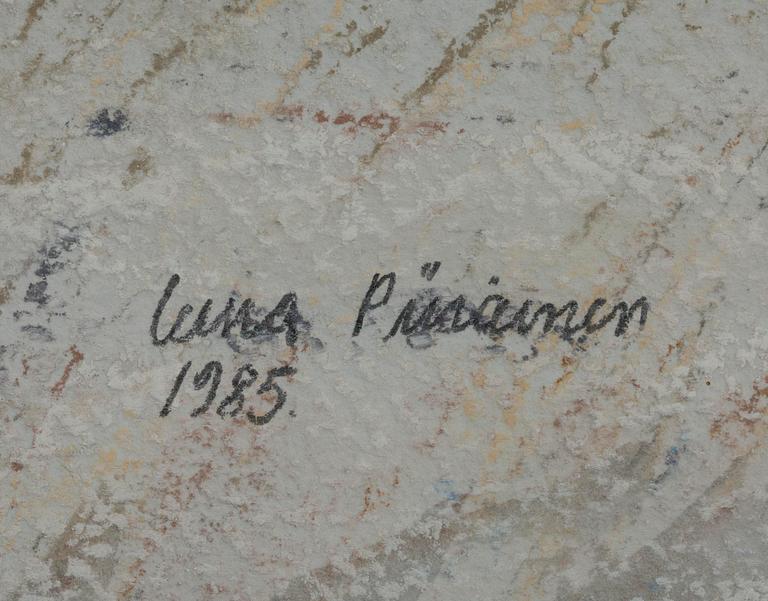 LEENA PIIRAINEN, pastell, signerad och daterad 1985.
