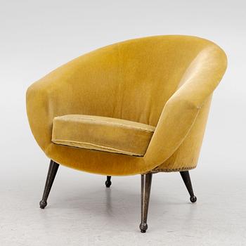 Folke Jansson, armchair, "Tellus", SM Wincrantz, Skövde, 1950s.