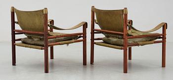 FÅTÖLJER, ett par, "Sirocco", design Arne Norell. Modellen formgiven 1964.