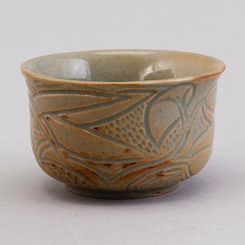 AXEL SALTO, a stoneware bowl signed Salto. Royal Copenhagen Denmark.