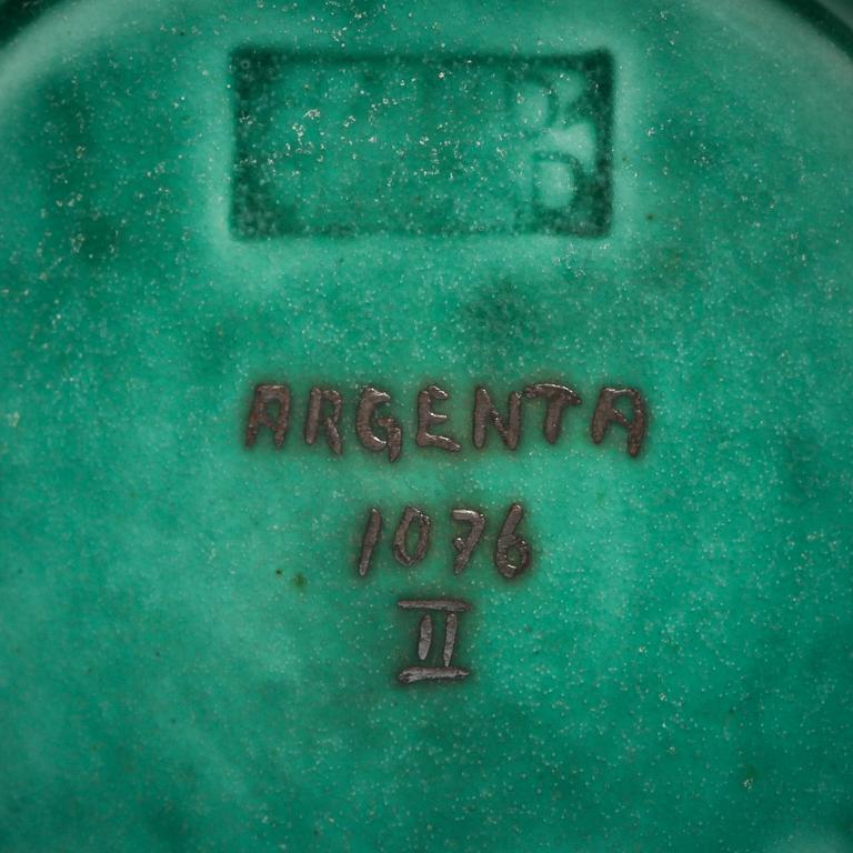 VAS. Stengods. "Argenta", Wilhelm Kåge, Gustavsberg.