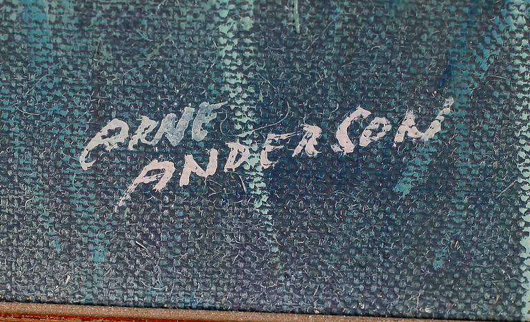 ARNE ANDERSSON, olja på duk, signerad.