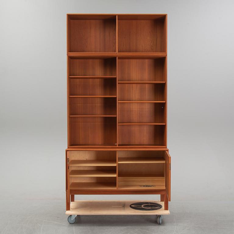 Alf Svensson, a teak bookcase, Bjästa Snickerifabrik, 1960's.