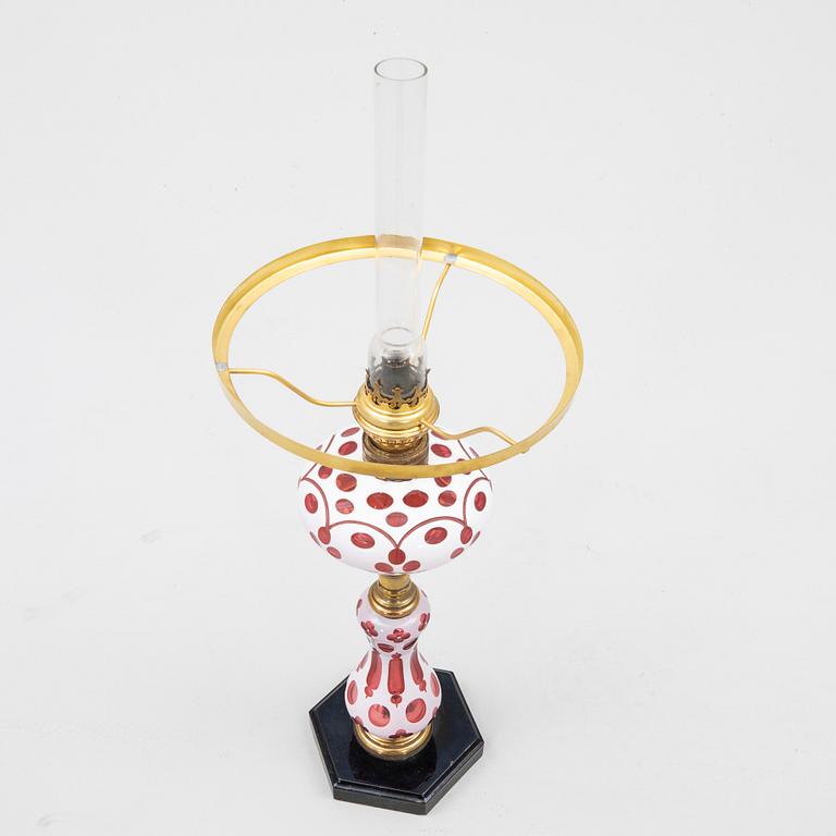 Table oil lamp late 19th century.