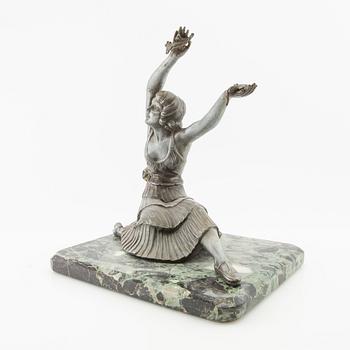 Decorative sculpture Sitting woman first half of the 20th century.