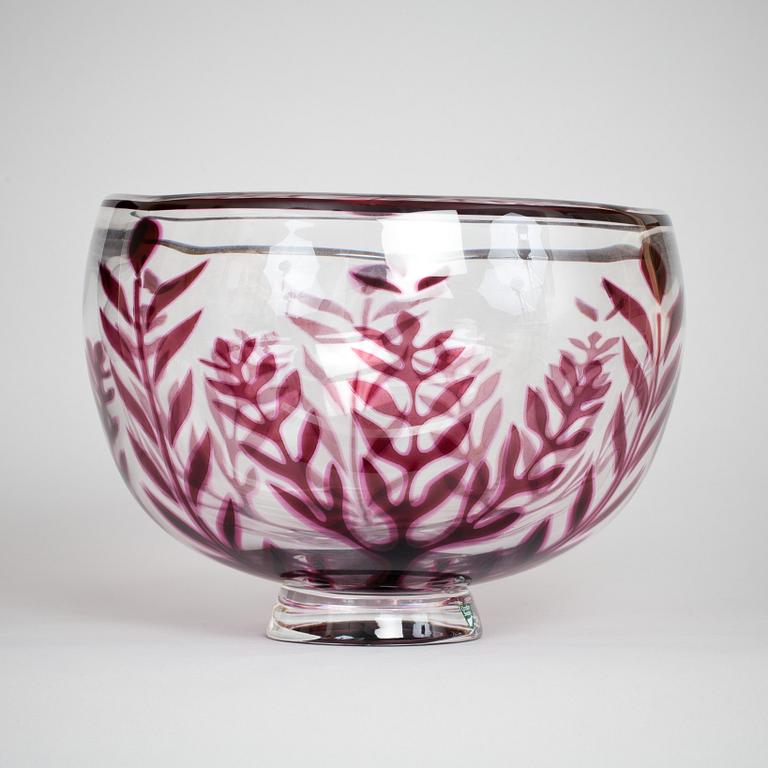 SKÅL, glas, Lars Hellsten, Orrefors Expo, 1900-tal.