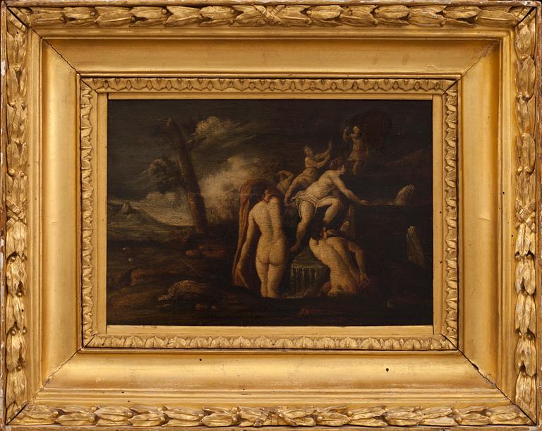 OKÄND KONSTNÄR, Olja på duk, 1700/1800-tal.