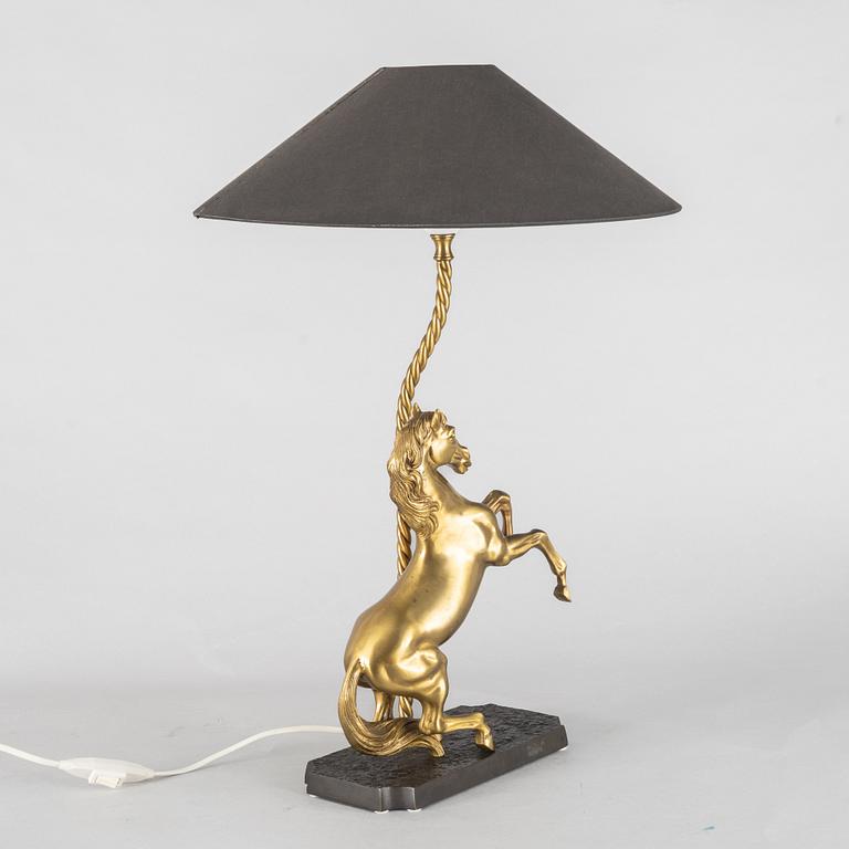 Table lamp, late 20th century.