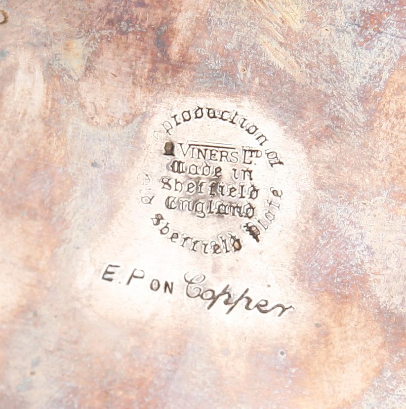 BRICKA, nysilver, Sheffield, England, 1900-talets mitt.