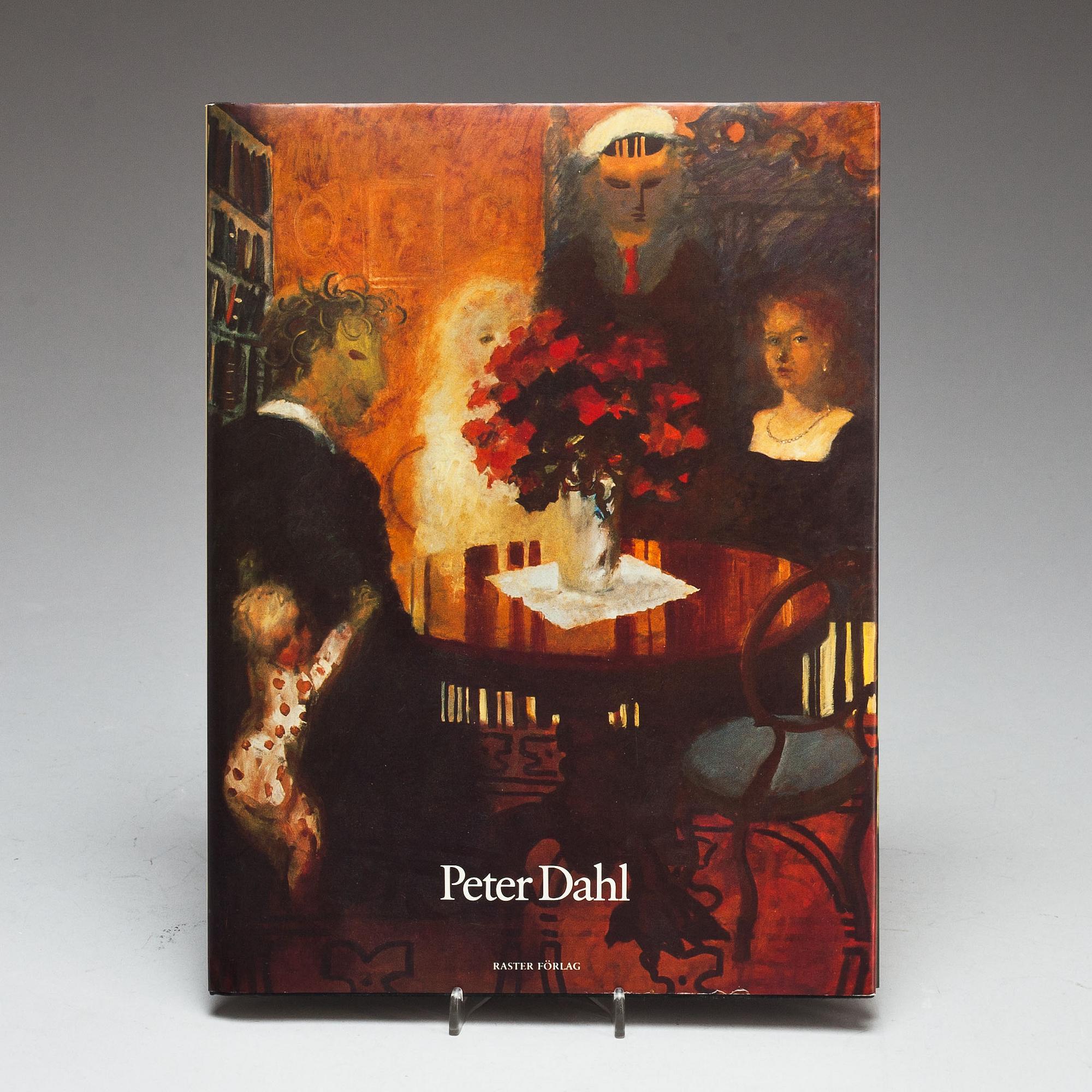 PETER DAHL, bok med 2 osignerade litografier, Galerie Aix.