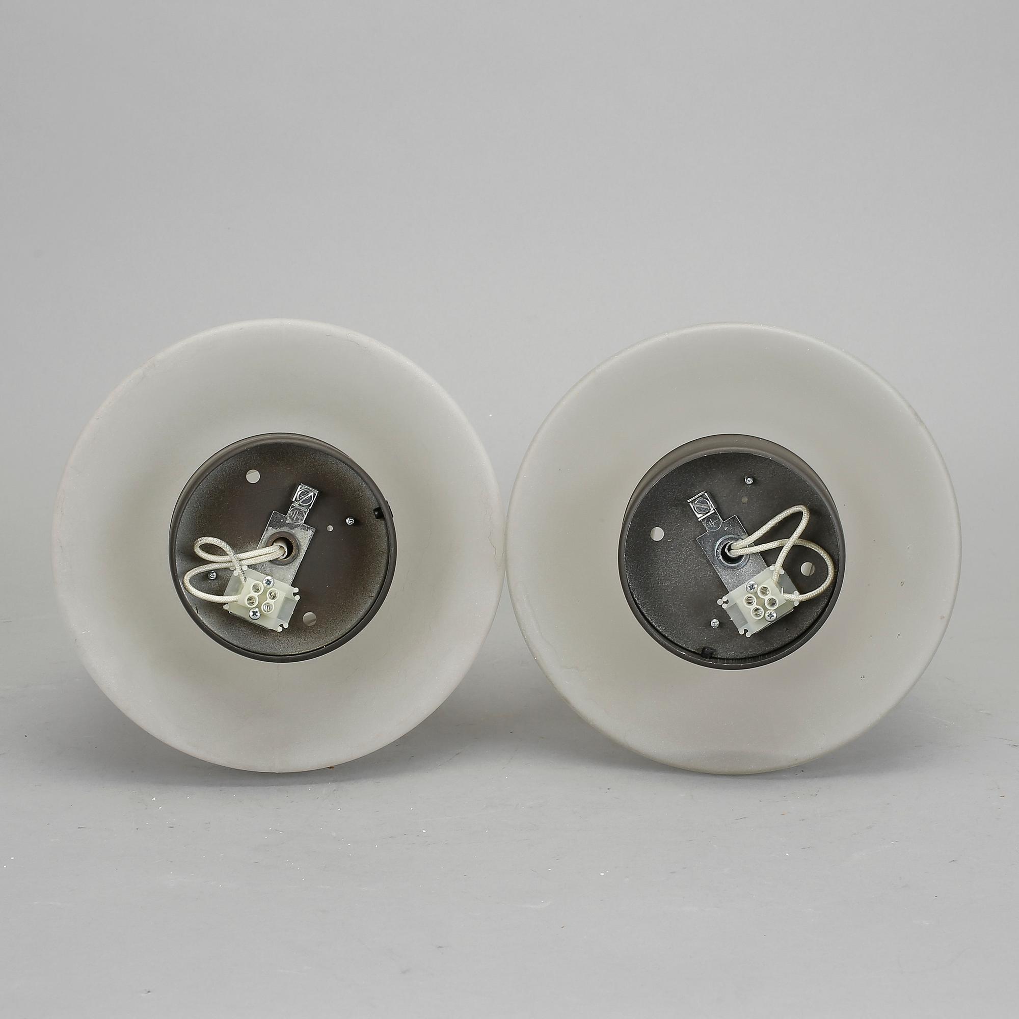 TAKLAMPOR, 2 stycken, Böhlmarks, 1930-tal.