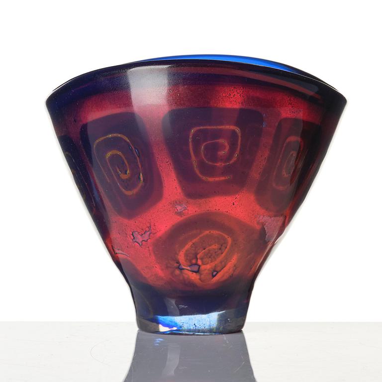 Sven Palmqvist, a ravenna glass bowl, Orrefors 1951, no 166.