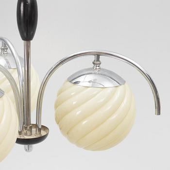 A functionalist ceiling lamp, 1930s.