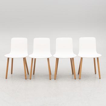 Jasper Morrison, a set of four 'HAL' chairs, Vitra 2015.