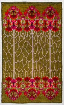 Maria Schwartsberg, a Finnish bench rug, variation modell for Friends of Finnish Handicraft. Circa 245 x 145 cm.