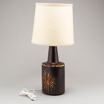 SÖHOLM STENTÖJ, a stoneware table lamp, Denmark, 1960s.