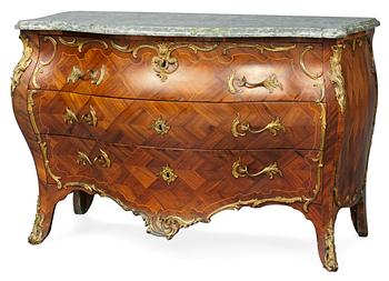 A Swedish Rococo commode by L. Nordin.