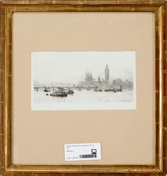 ROWLAND LANGMAID. Etsning, sign.