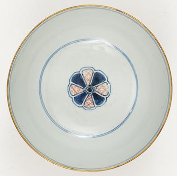 BÅLSKÅL, porslin. Imari, Kangxi (1662-1722), Qingdynastin.