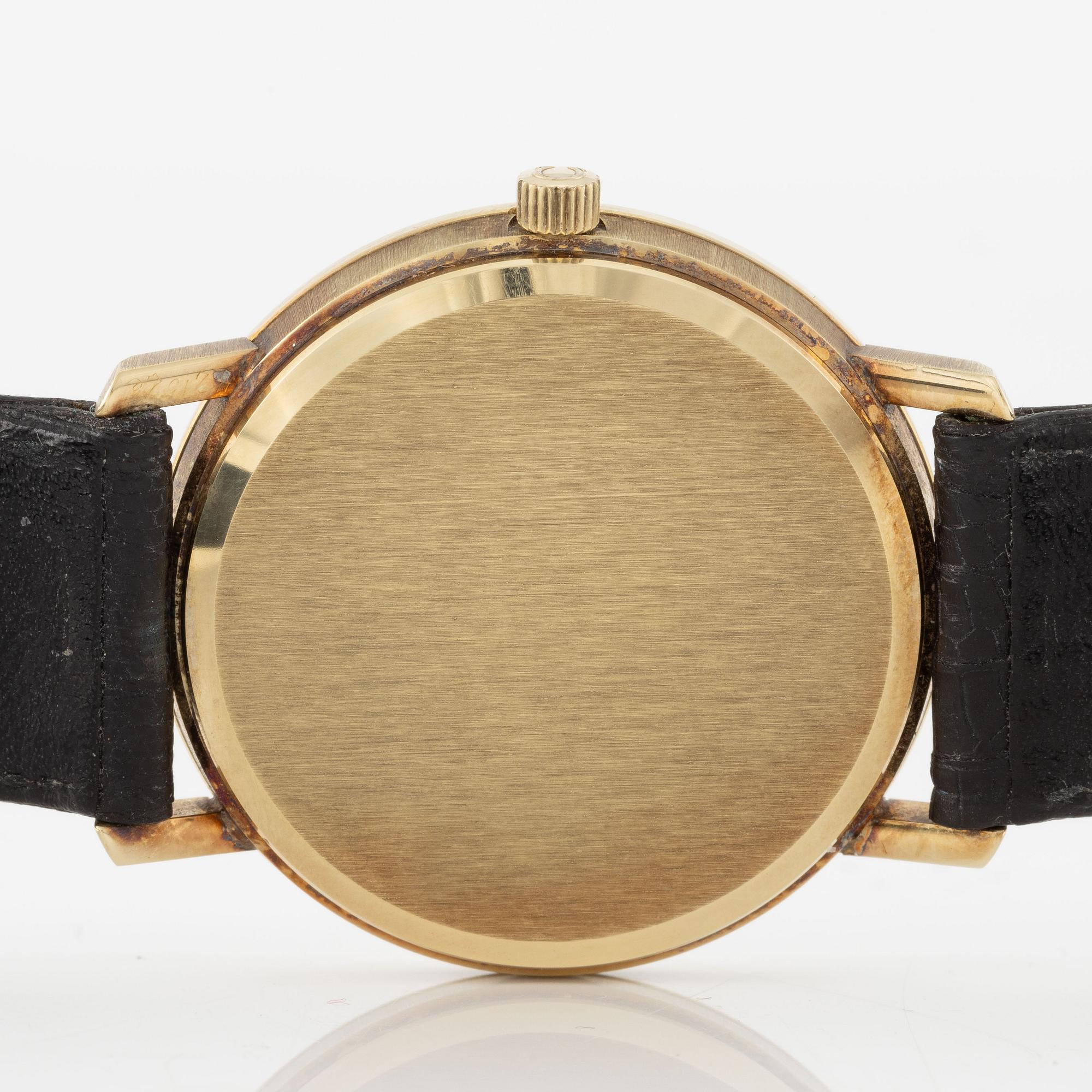 Omega, Genève, wristwatch, 34 mm.