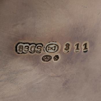 KAFFESERVIS, 3 delar, silver, Norge, 1900-talets mitt.