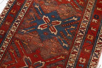 Matta, Kazak, antik, ca 208 x 105 cm.