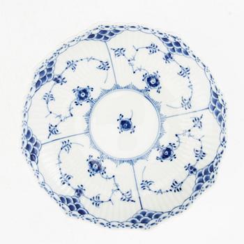 Service 6 pcs "Musselmalet Full Lace and Half Lace", Royal Copenhagen Denmark porcelain.