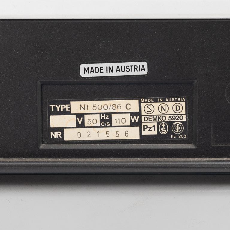 Videocassette recorder, 'VCR N1500"', Austria.