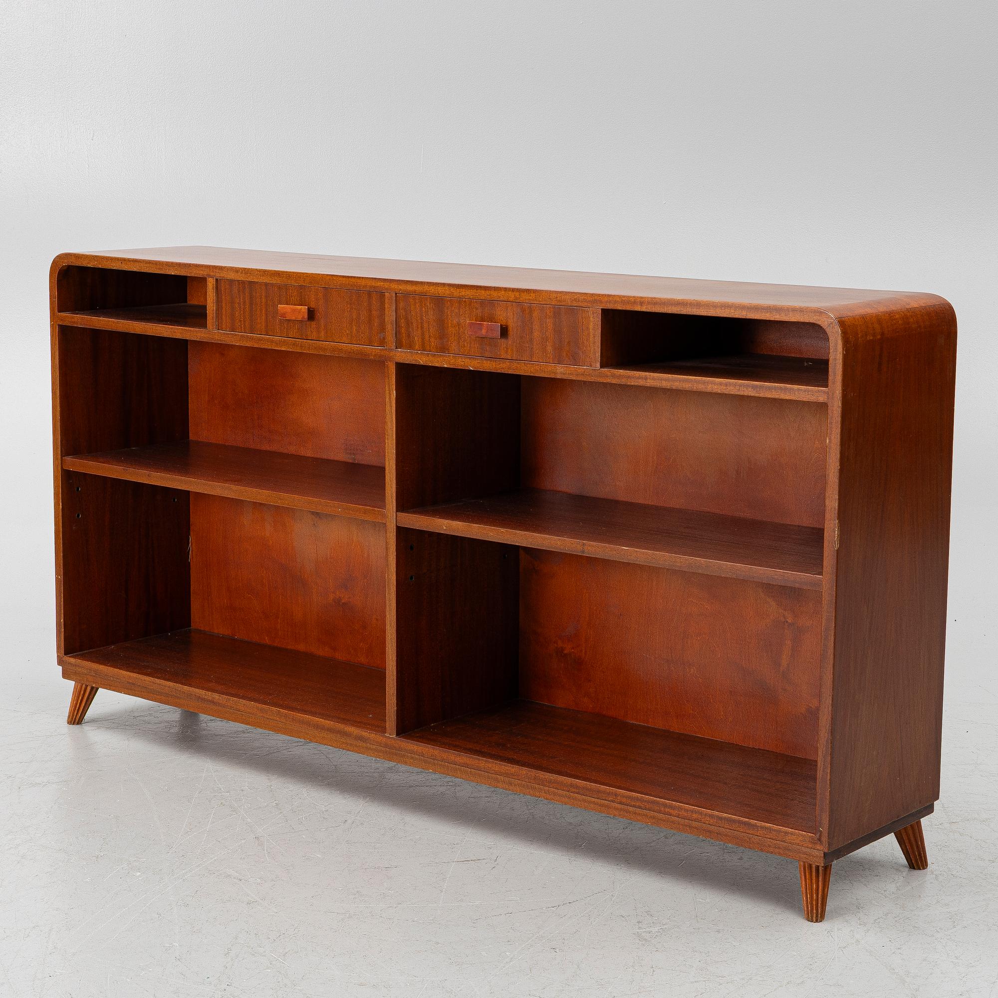 Bookcase, 1940s.