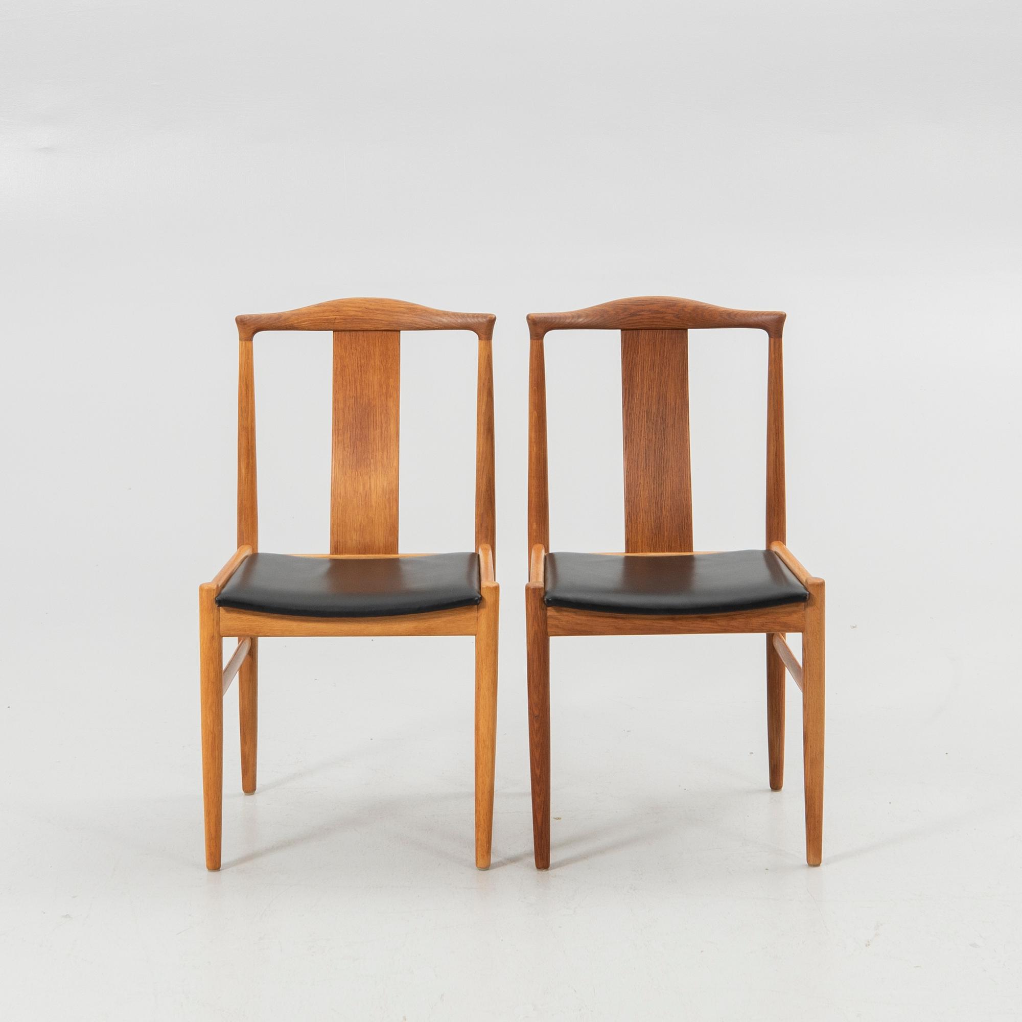 Jan Ekselius, chairs, 8 pcs, JOC Möbler, Vetlanda, second half of the 20th century.