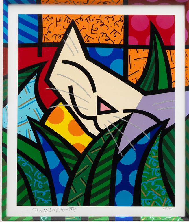 Romero Britto, Behind the bushes.