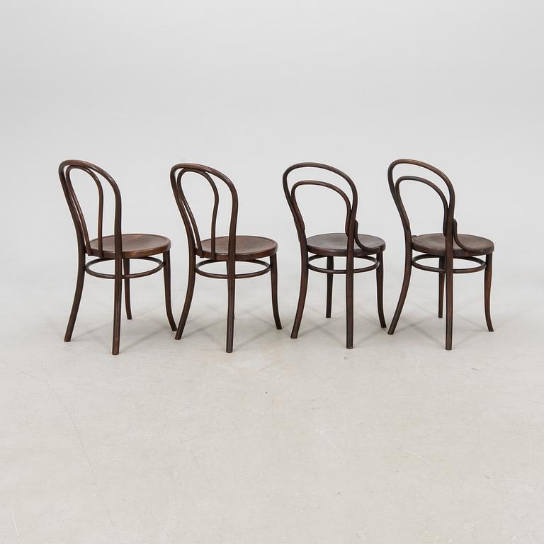 Thonet Chairs, 2+2 pcs First Half of the 20th Century.