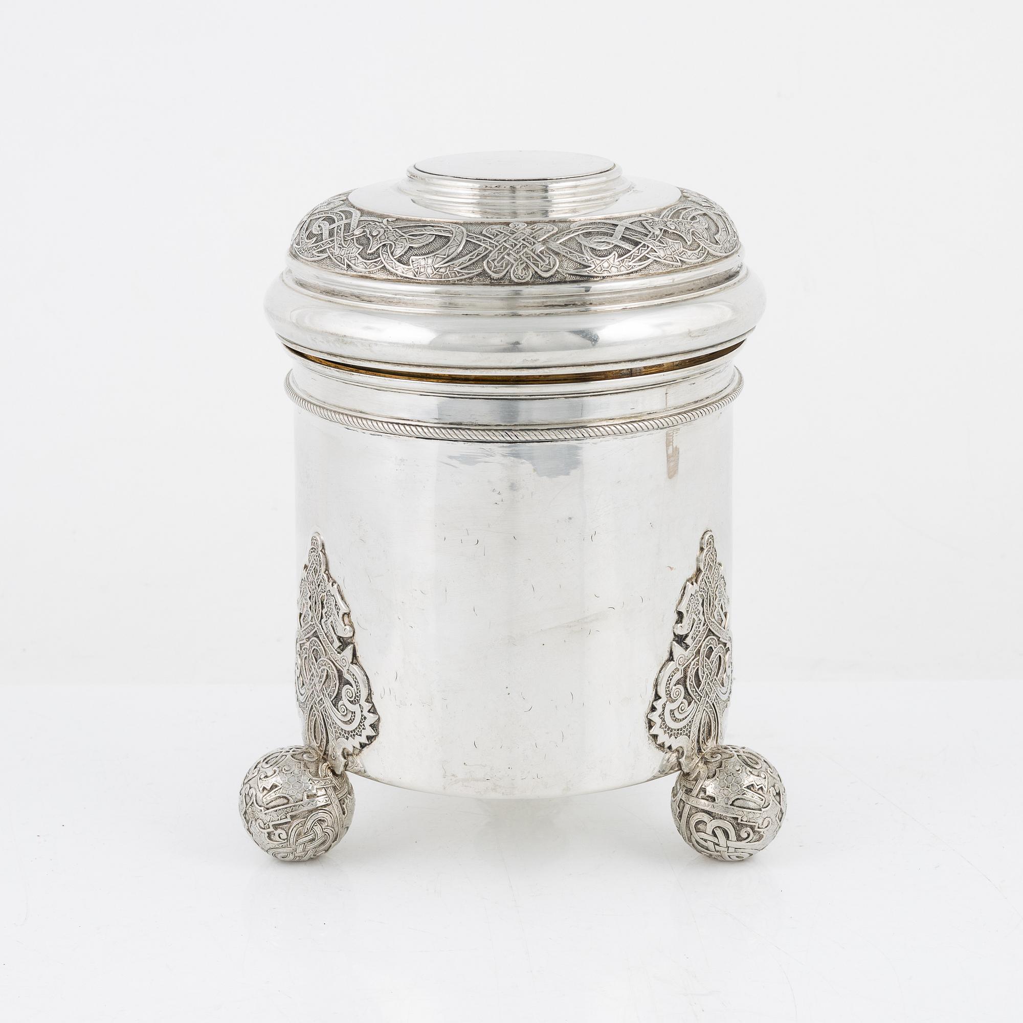 A Baroque style silver tankard, Birger Eriksson Göteborg, after 1927.