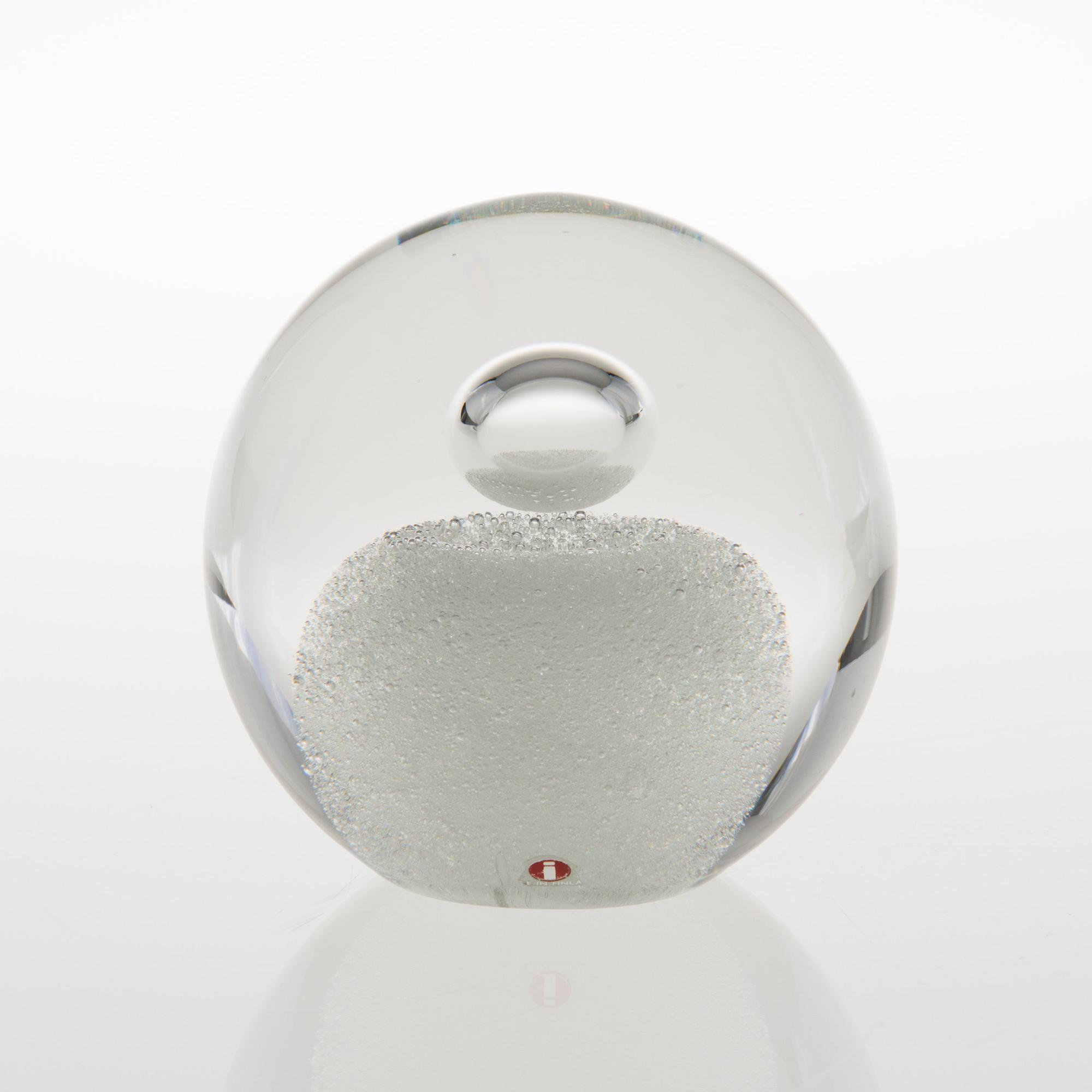 TIMO SARPANEVA, A GLASS SCULPTURE. Sign. Timo Sarpaneva, 53/1986.