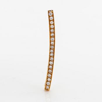Riipus, 18K kultaa ja timantteja n. 0.34 ct yht. Heribert Engelbert, Tukholma.